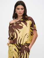 Костюм летний шелковый "ART SILK", 713.9072.09.11, цвет монстера лимон