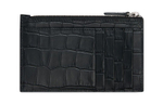 Balenciaga Cash Long Cow Leather Coin Purse, Card Holder Large Men"s Black