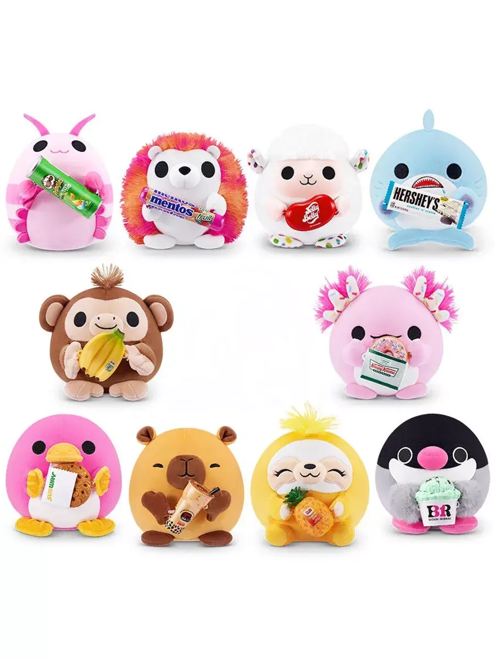 Мягкая игрушка Зуру Snackles Креветка 20 см серия 2