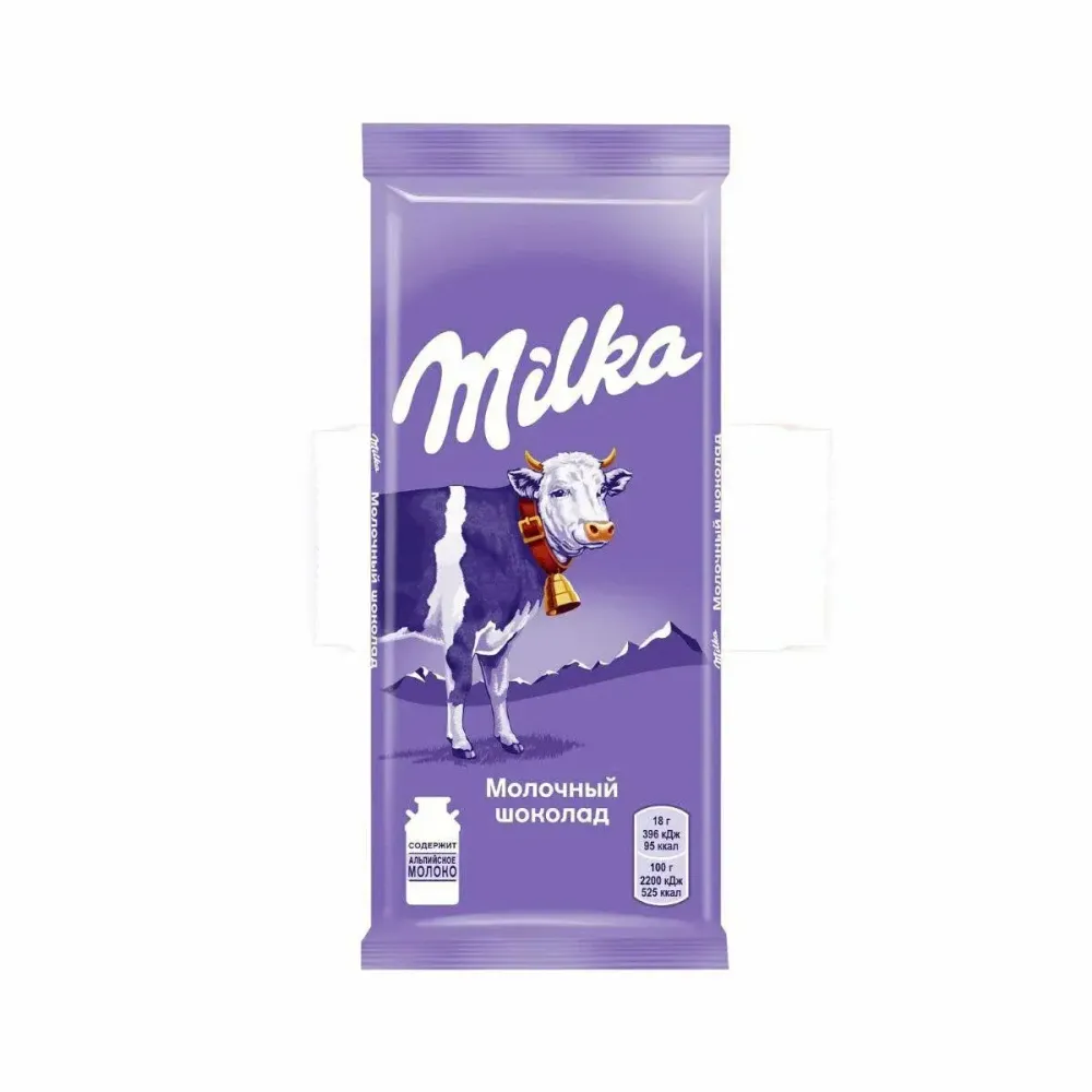 Шоколад Милка молочный 80г