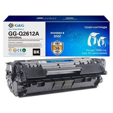 Картридж G&G, аналог HP Q2612A (12A), Canon 703/FX10 (2k)