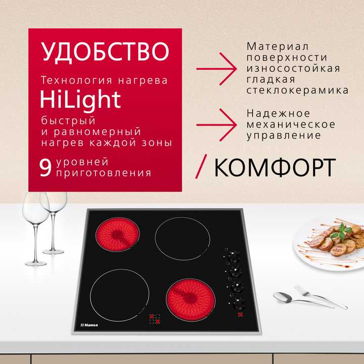Электрическая панель Hansa BHCI65123030