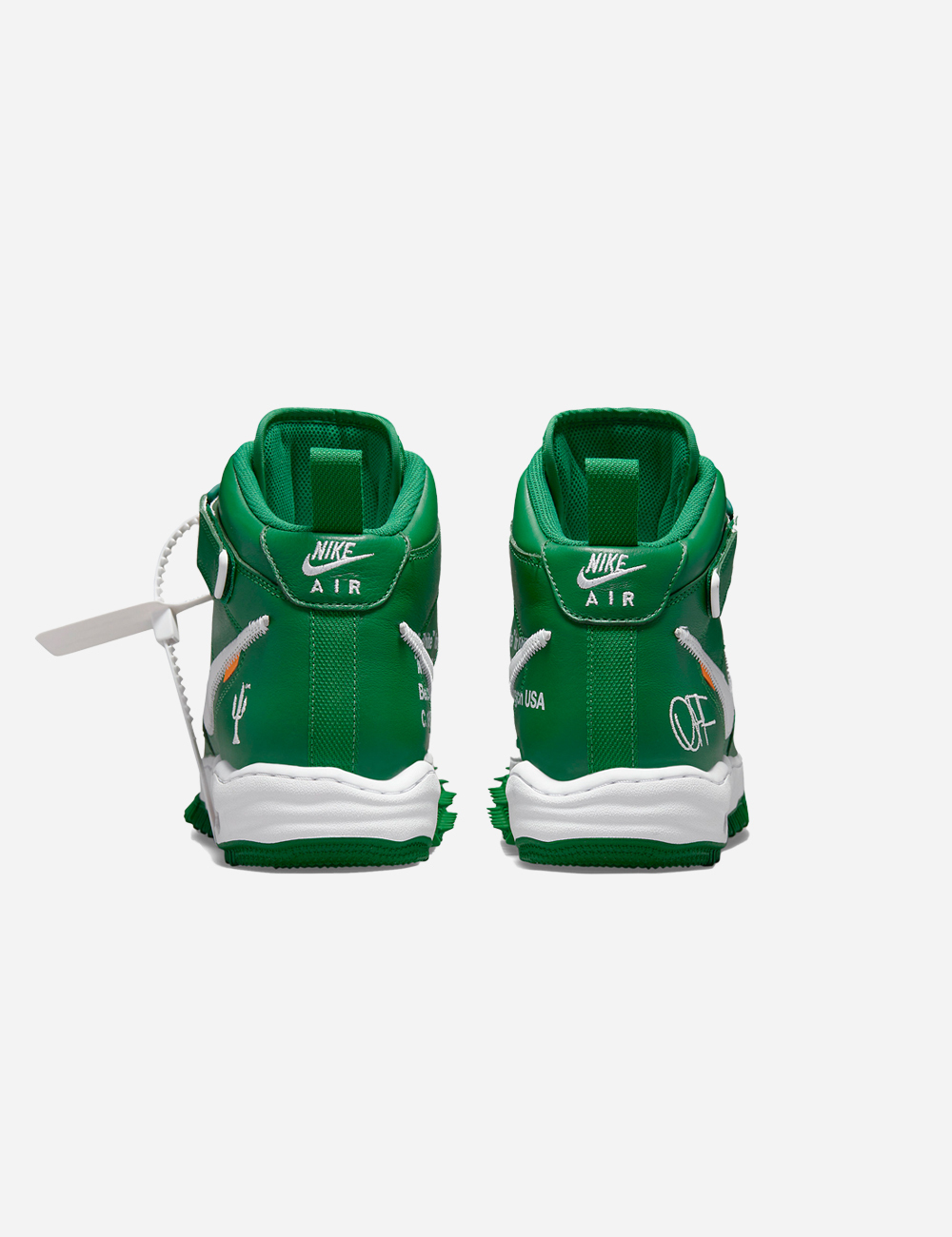 Off-White x Nike Air Force 1 Mid "Green"
