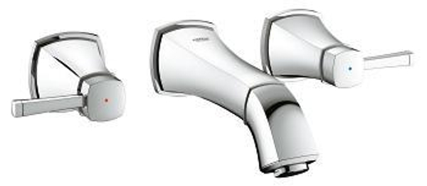 Смеситель для раковины настенный на 3 отверстия Grohe Grandera 20414000