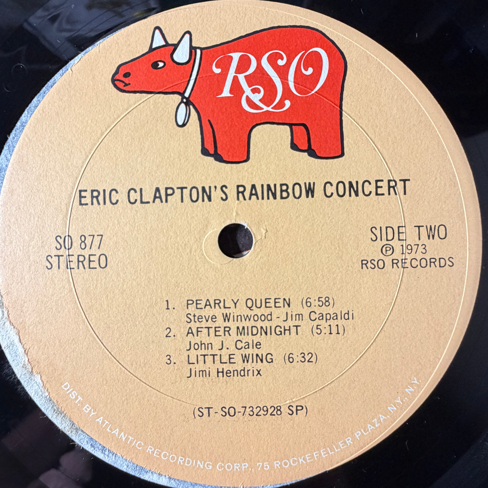 Eric Clapton ‎– Eric Clapton's Rainbow Concert (США 1973г.)