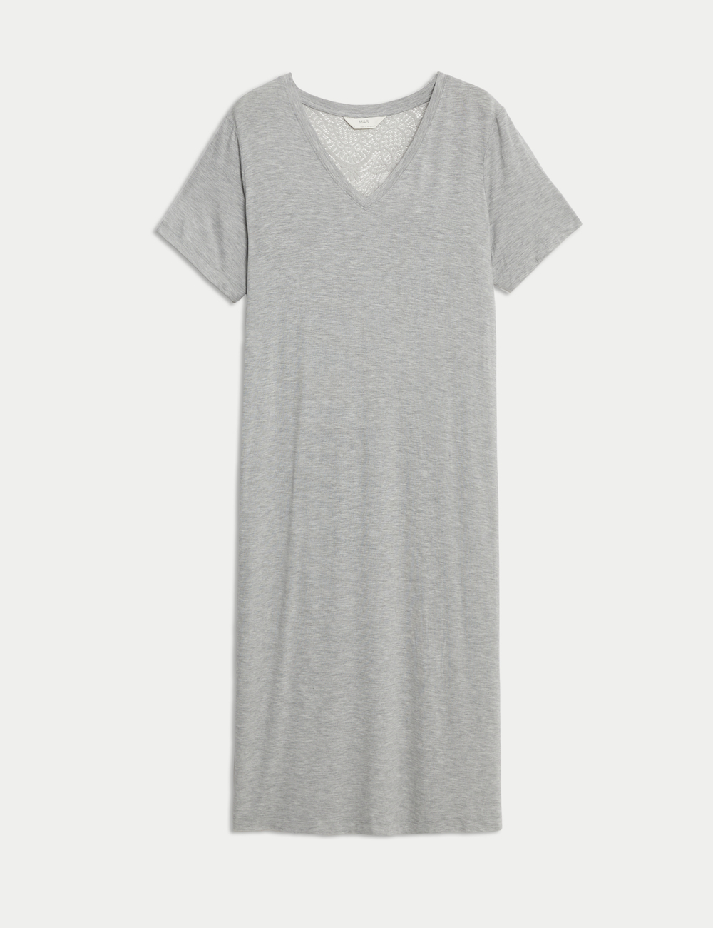 Ночная рубашка с кружевной отделкой T37006255N - Marks & Spencer