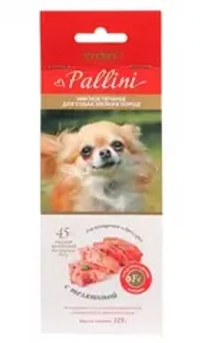 TiTBiT 0,125кг печенье мясное Pallini с телятиной для собак