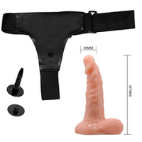 Реалистичный страпон 15,7см на трусиках Baile Ultra Passionate Harness Strap On BW-022007