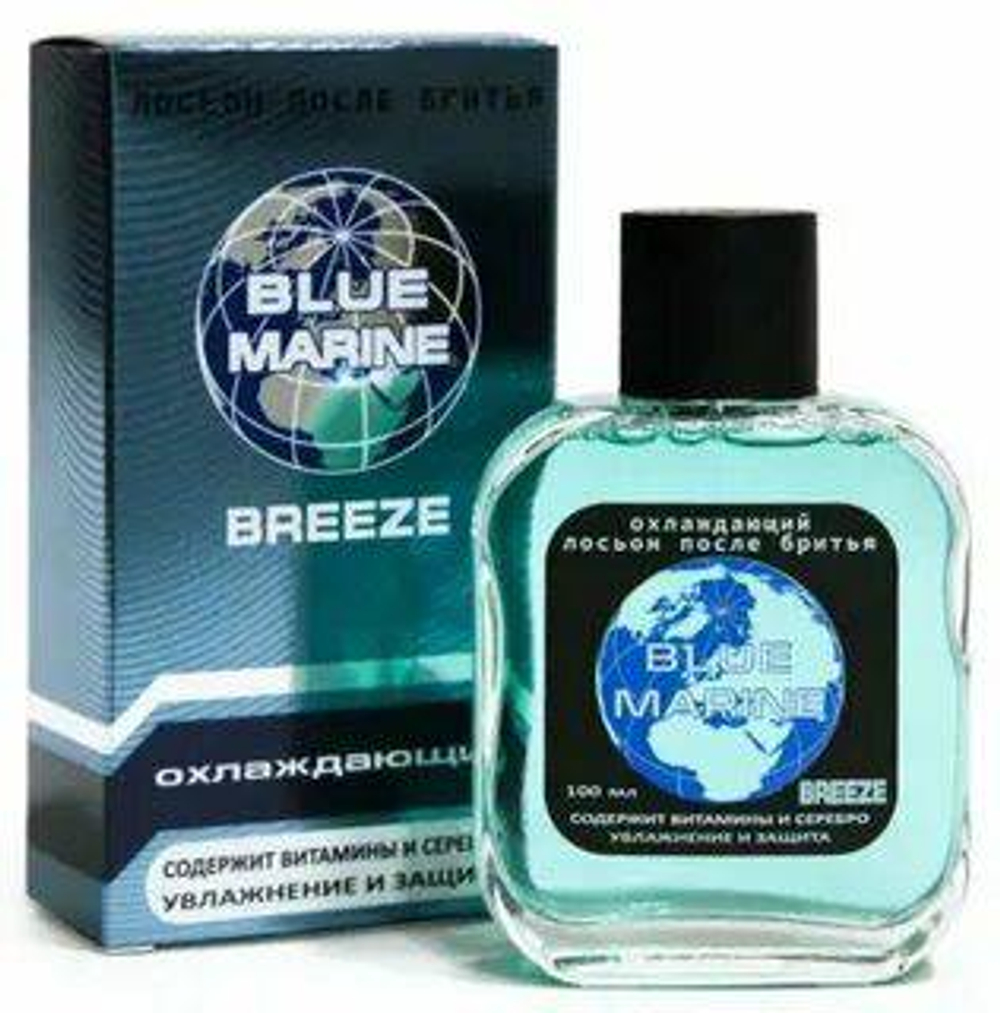Blue Marine лосьон Breeze после бритья 100мл *24