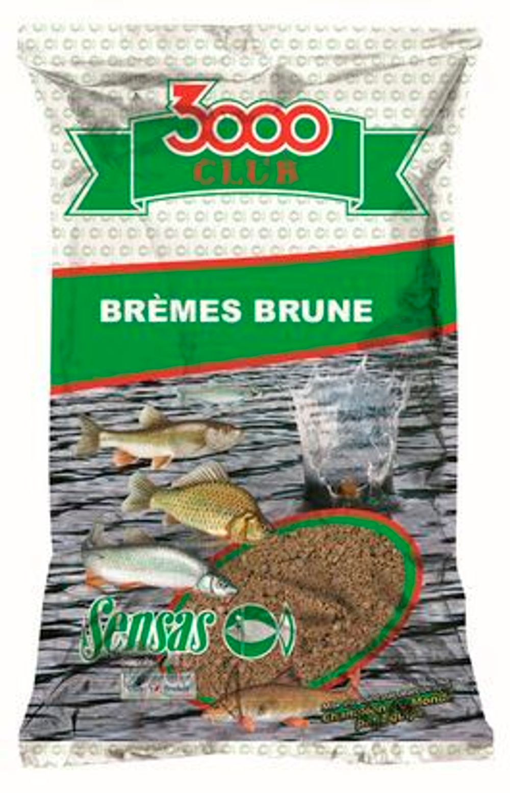 Прикормка Sensas 3000 Club BREMES Brune 1кг