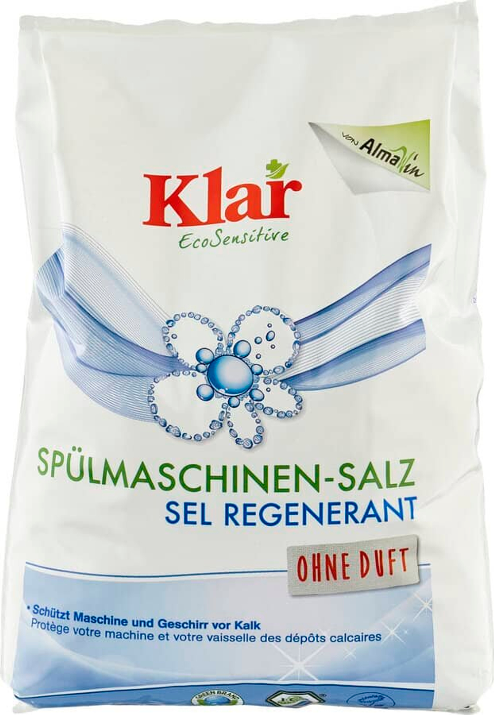Прозрачная соль для посудомоечных машин Klar, 2006 гр