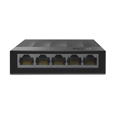 TP-Link LS1005G 5-портовый гигабитный настольный коммутатор, 5 гигабитных портов RJ45, настольный пластиковый корпус