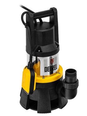 Дренажный насос DP1400X, 1400 Вт, подъем 11 м, 25000 л/ч Denzel