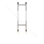 Ceiling design lamp  Side Step by Volker Haug (Black)