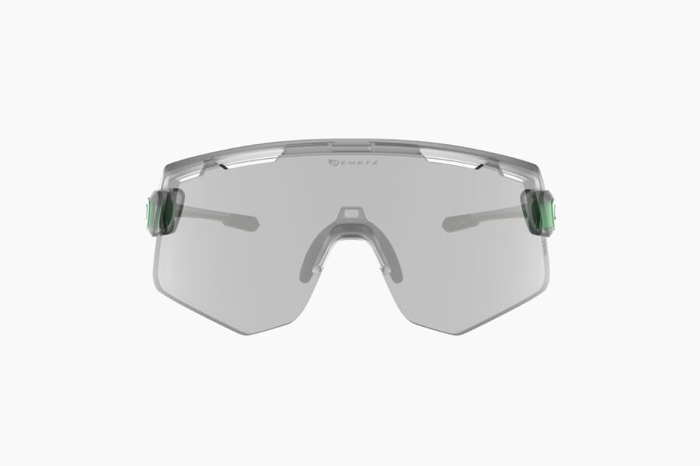 Спортивные очки с диоптриями Demetz Suit / Cristal Mat / Khaki V. Grey Photochromic Mirror Silver Cat.1 To 3
