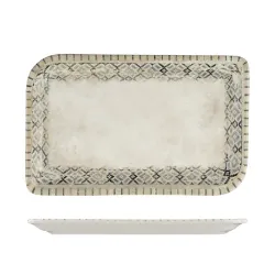 Блюдо прямоугольное 30*17,5 см h1,8 см Rug By Bone Innovation [bb] [6]