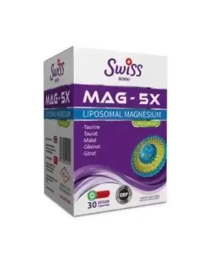 Swiss Bork, Mag-5X Liposomal Magnesium, 30 capsules | Liposomal magniy, 30 kapsula