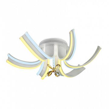 Потолочный светодиодный светильник FL146/6 WH 84W белый Line Ambrella