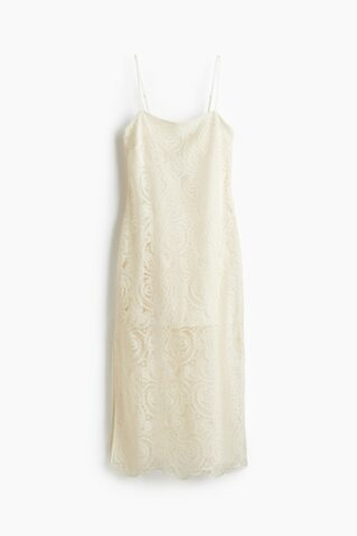 Кружевное платье на бретелях - H&M