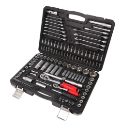 Набор инструментов 125 пр, 1/2'',1/4''(6гр) EVERFORCE EF-1072