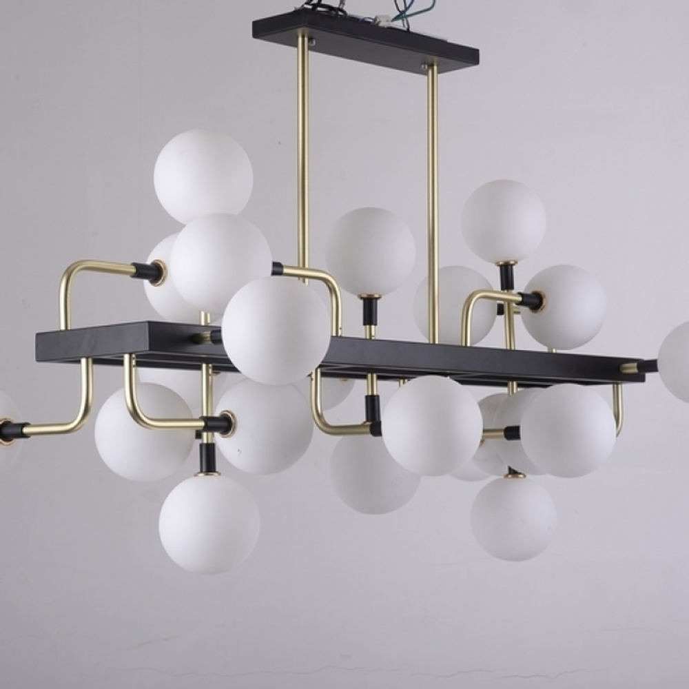 viaggio chandelier linear L by Tech Lighting