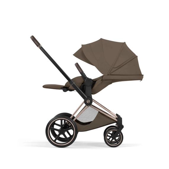Детская коляска Cybex Priam V Style 2 в 1 Coconut Brown шасси Rosegold