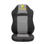 Чехлы FOTON Auman (экокожа, черный, серая вставка)