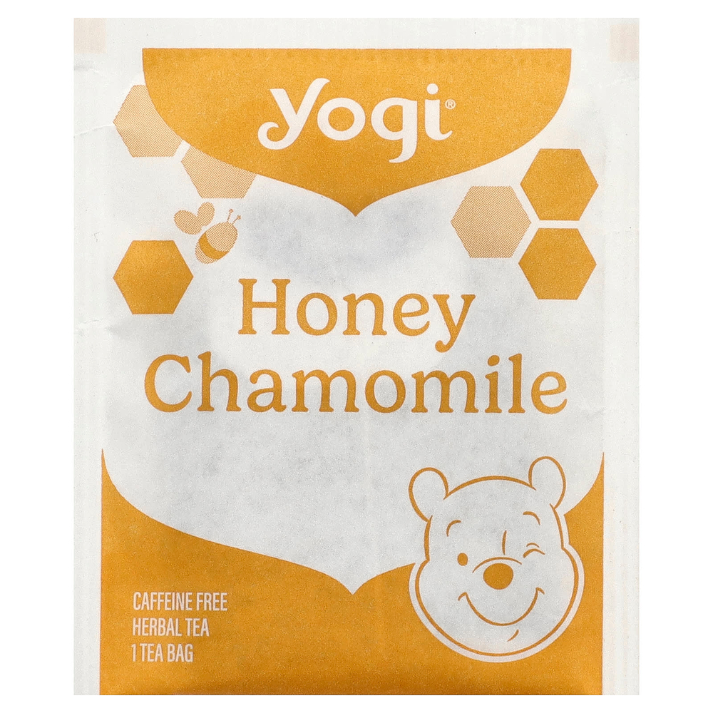 Yogi Tea, травяной чай, мед и ромашка, без кофеина, 16 чайных пакетиков, 29 г (1,02 унции)