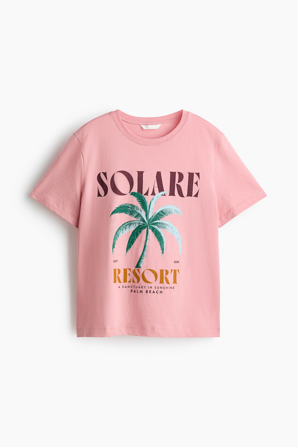 Футболка с принтом — Светло-жёлтый/Energized - H&M