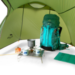 Палатка туристическая 2-местная Naturehike Opalus NH17L001-L, 20D, зеленый, 6976023924781