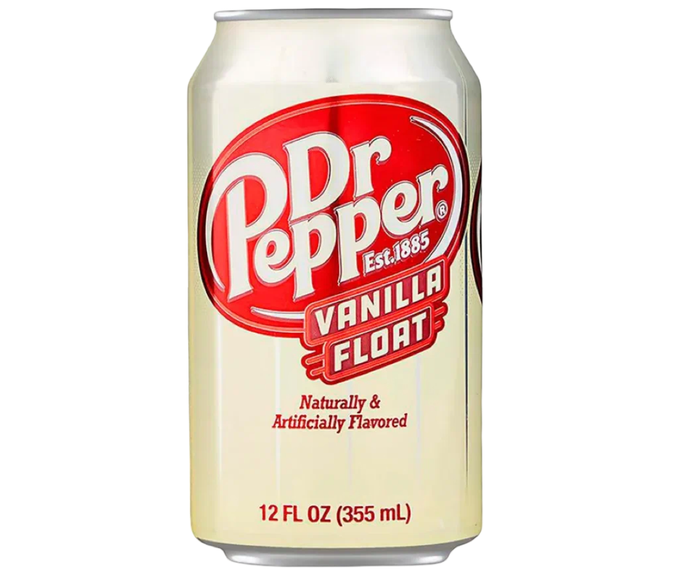 Газ напиток Dr. Pepper 355мл Vanilla Float (Ванилла флоат) (12) USA ж/б оригинал