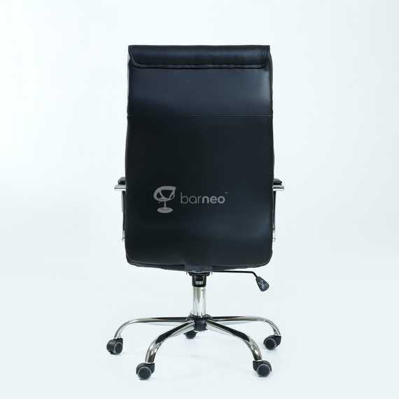 Кресло Barneo K-8010 черная кожа