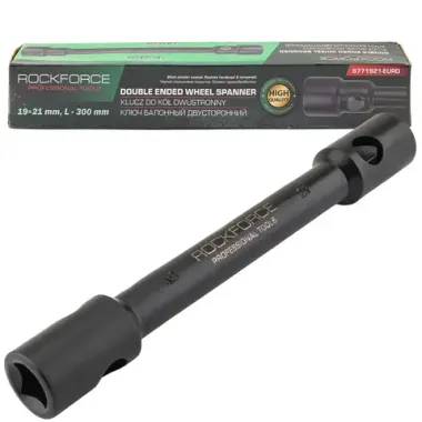 Ключ балонный двусторонний 19х21мм RockFORCE RF-6771921-EURO