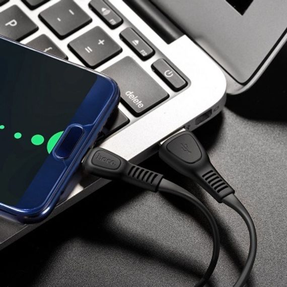 USB HOCO X40 Noah для Type-C, 3.0А, длина 1.0м, черный