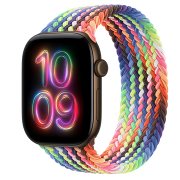 Умные часы Apple Watch Series 12 GPS + Cellular 46mm Darkbronze Aluminum Case with Pride Edition Braided Solo Loop 2