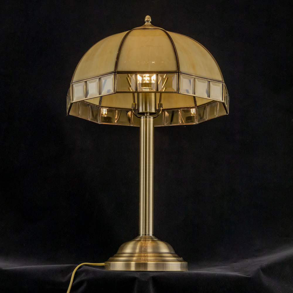 Citilux Шербург-1 CL440811 Настольная лампа витражная Бронза