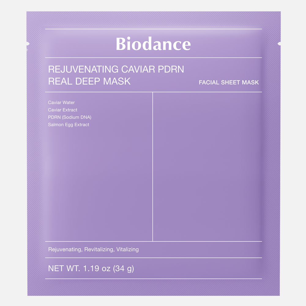 BIODANCE Rejuvenating Caviar PDRN Real Deep Mask Омолаживающая гидрогелевая маска с ПДРН , 34 гр.