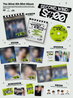 Альбом THE WIND - SECOND WIND : S#00 4th Mini Album JEWEL CASE 6 Version SET