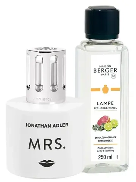 Maison Berger Paris Набор ароматической лампы J. Adler Mrs + ароматическое масло Цитрусовая свежесть 250 мл. 4728