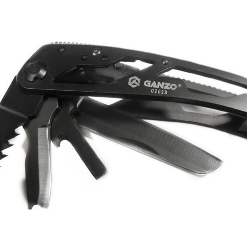 Мультитул Ganzo G202B, 105 мм, 24 функций, нейлоновый чехол