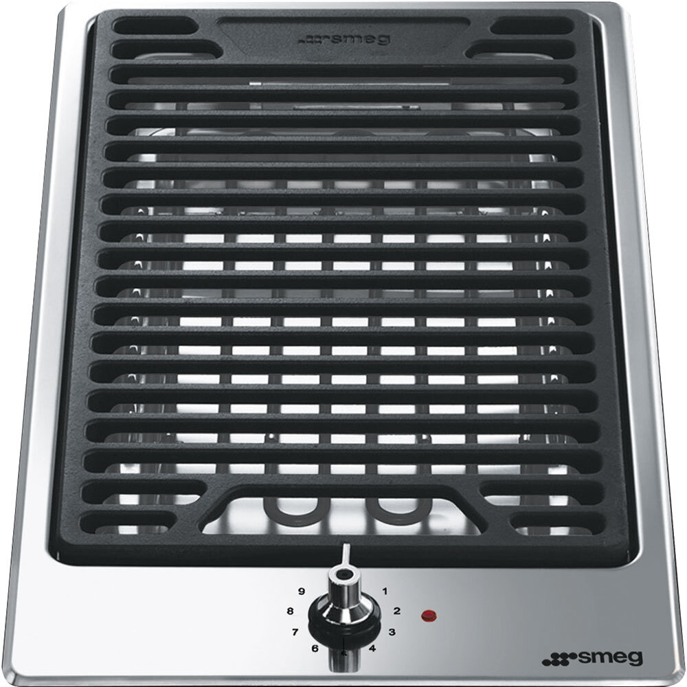 Электрический гриль домино SMEG PGF30B