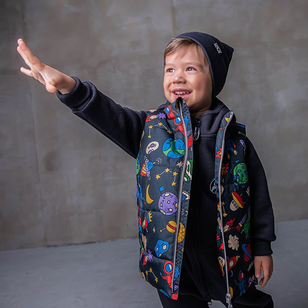 Жилет стеганый "Космос"