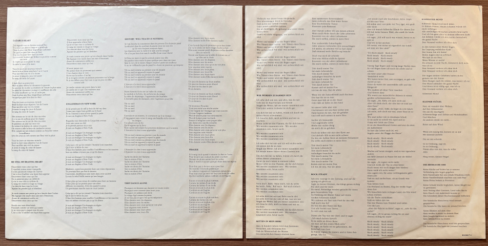 Sting - Nothing Like The Sun 2LP (Германия 1987г.)