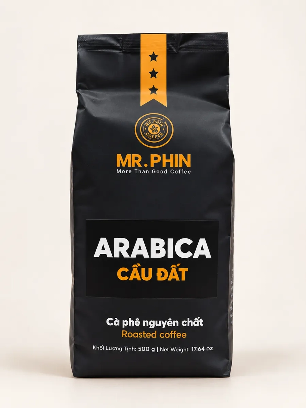 Кофе в зернах вьетнамский Mr.Phin Arabica Cau Dat, 500 г