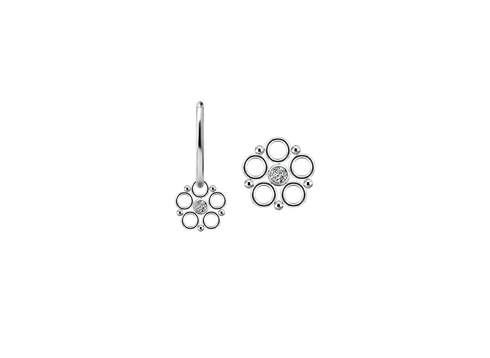 Подвеска для пирсинга с пятью точками и кристаллом Premium Zirconia