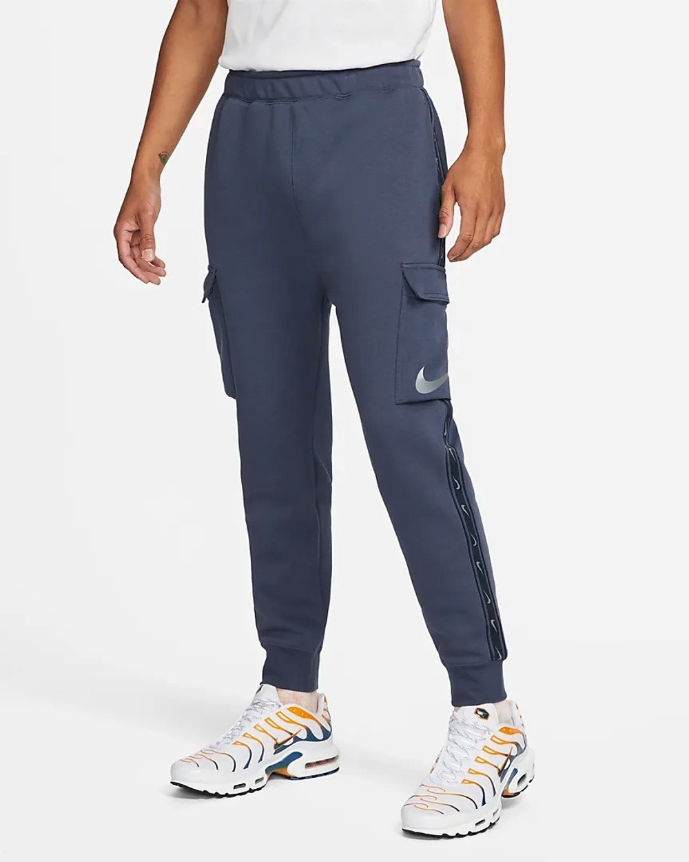 Брюки мужской NIKE M NSW REPEAT SW FLC CARGO PANT
