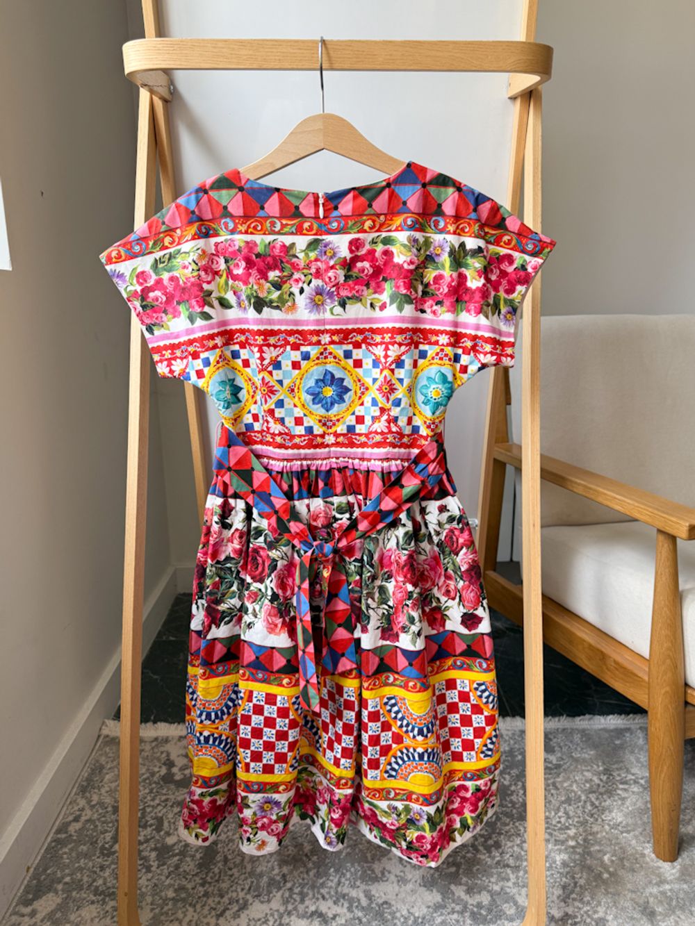 Хлопковое платье Dolce & Gabbana, 140