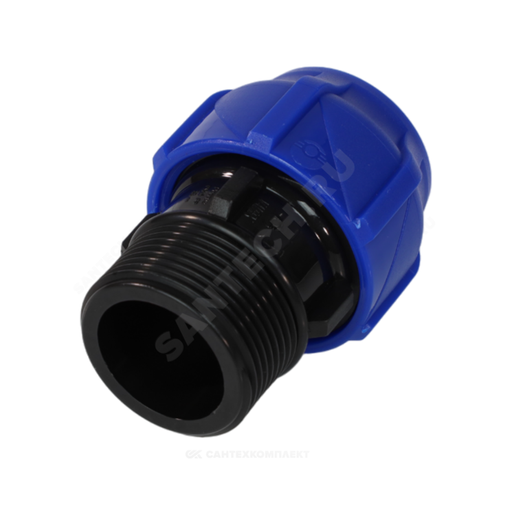 Муфта компрессионная ПЭ Дн 32х1 1/4" НР Ру16 VALFEX 121001132114