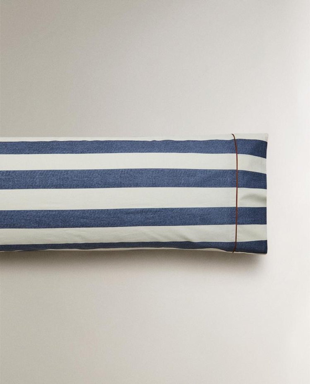 ZARA HOME НАВОЛОЧКА В ПОЛОСКУ, СИНИЙ