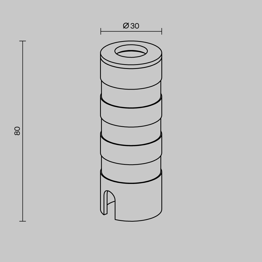 Тротуарный светодиодный светильник Maytoni Vent O516DL-L3S3K